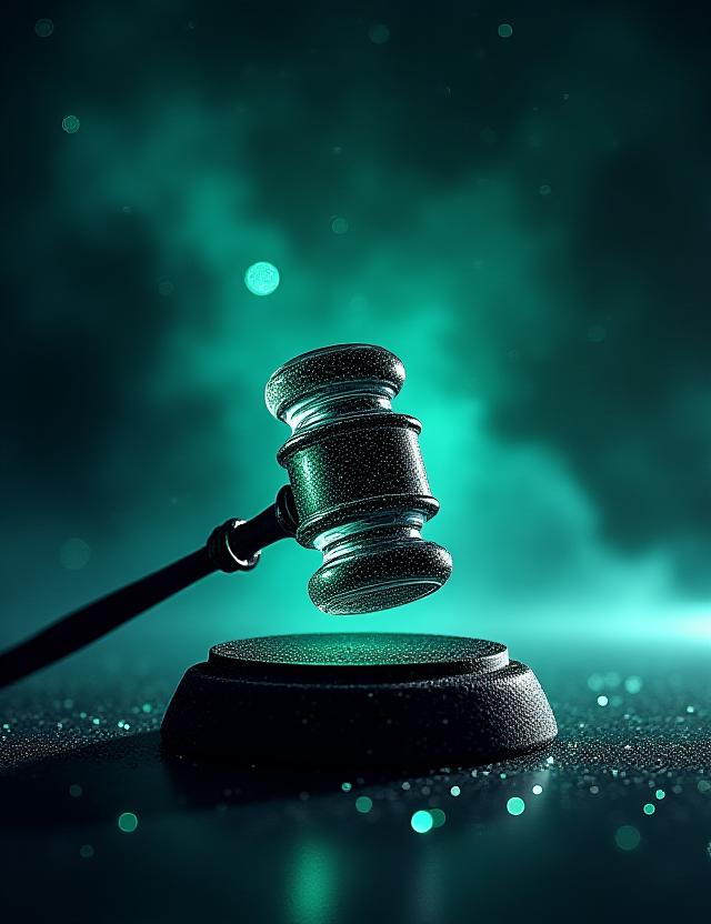 Abstract cosmic legal concept